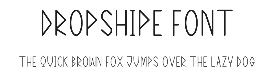 Dropshipe Font by inermediaSTUDIO — Display Font