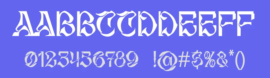 Druined Font by Lorenzo Martinez — Decorative Font — thumbnail 3