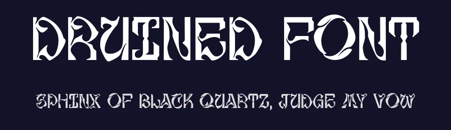 Druined Font by Lorenzo Martinez — Decorative Font — thumbnail 2