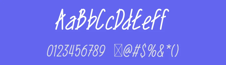 Dry Ice – Handwritten Font by Pikgura Type — Decorative Font — thumbnail 3
