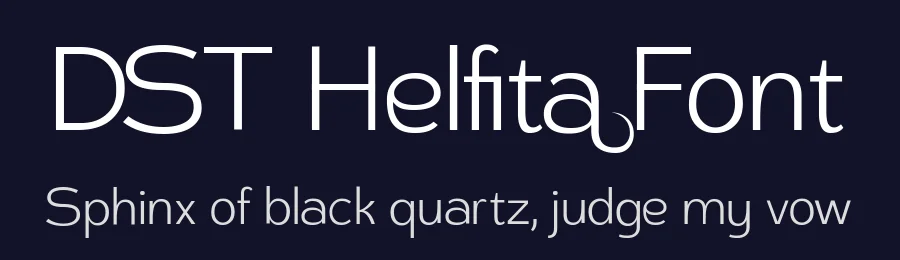 DST Helfita Font by Designsation — Sans Serif Font — thumbnail 2