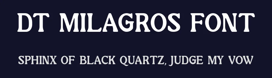 DT Milagros Font by Dryy.type — Serif Font — thumbnail 2