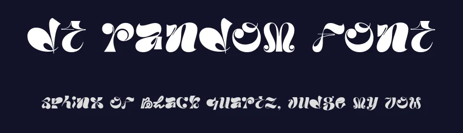 DT Random Font by Duong Tran — Display Font — thumbnail 2