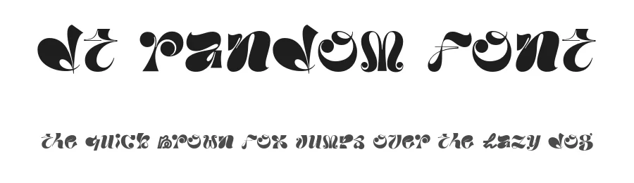 DT Random Font by Duong Tran — Display Font