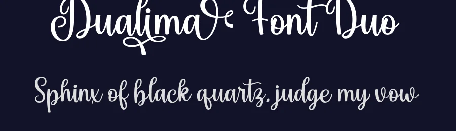 Dualima Font Duo by ahweproject — Script Handwritten Font — thumbnail 2