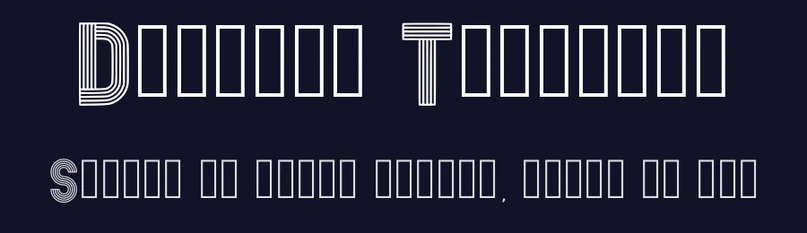 Dubline Typeface by Stephane P — Sans Serif Font — thumbnail 2