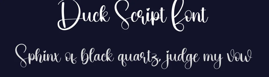 Duck Script Font by creativeletter — Script Handwritten Font — thumbnail 2