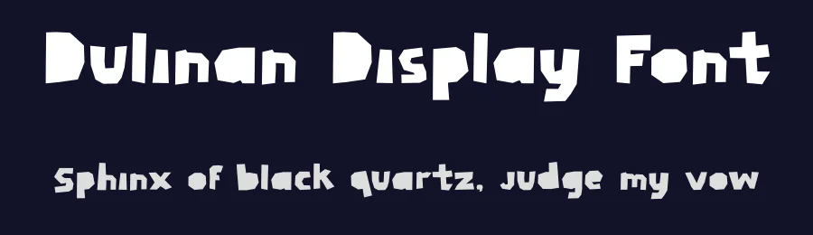 Dulinan Display Font by Pinisiart — Display Font — thumbnail 2