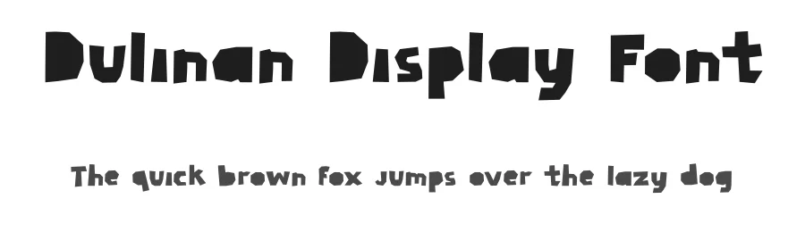 Dulinan Display Font by Pinisiart — Display Font
