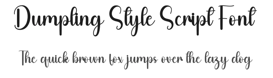 Dumpling Style Script Font by andikastudio — Script Handwritten Font