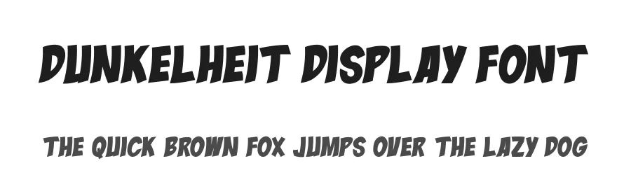 Dunkelheit Display Font by Display Studio — Display Font