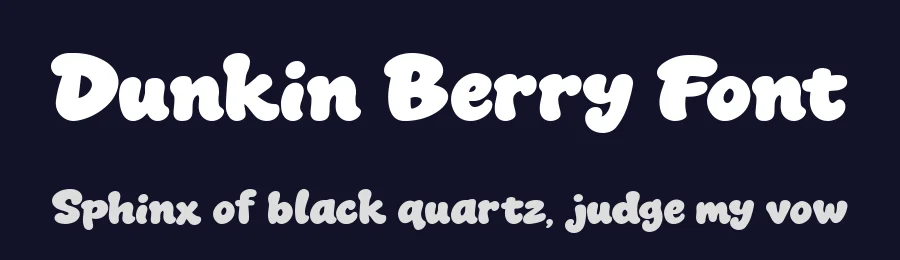 Dunkin Berry Font by Cikareotype Studio — Display Font — thumbnail 2