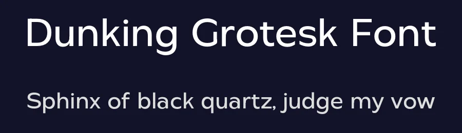 Dunking Grotesk Font by Fridaytype — Sans Serif Font — thumbnail 2