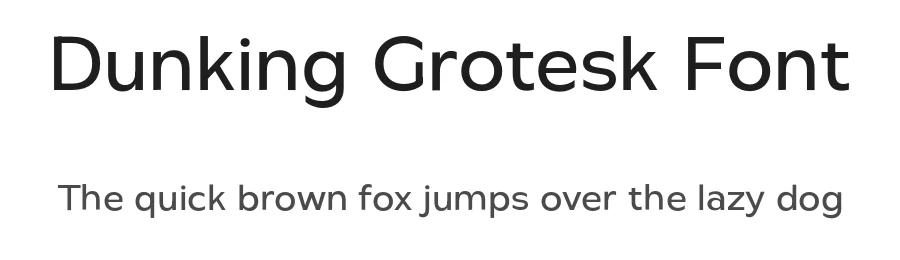Dunking Grotesk Font by Fridaytype — Sans Serif Font