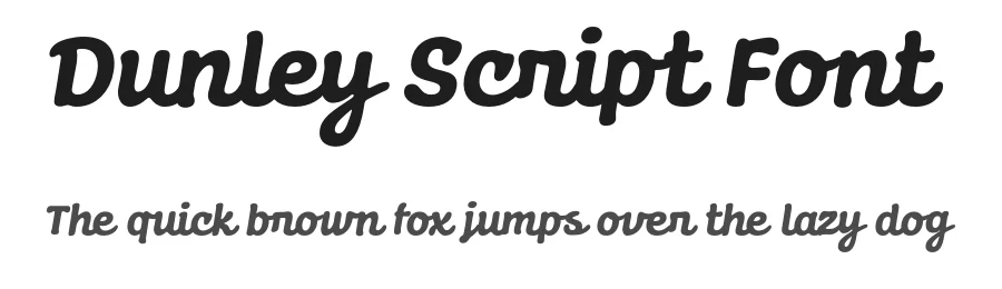 Dunley Script Font by ekobimantara — Script Handwritten Font