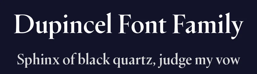 Dupincel Font Family by Plau — Serif Font — thumbnail 2