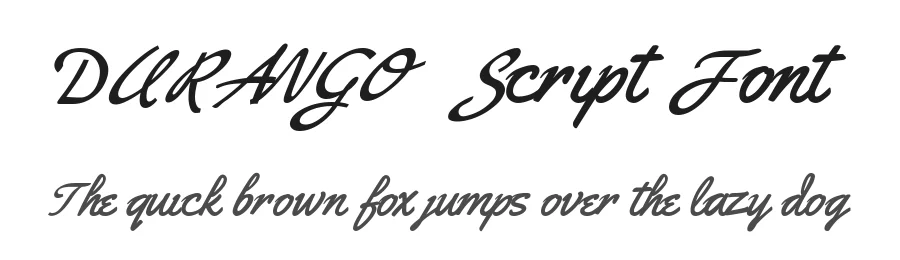 DURANGO Script Font by johndesign540 — Script Handwritten Font