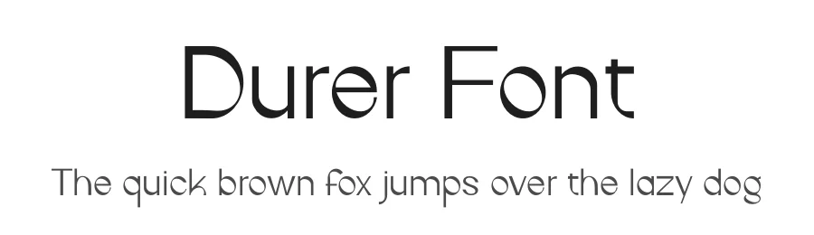 Durer Font by iframe design studio — Decorative Font