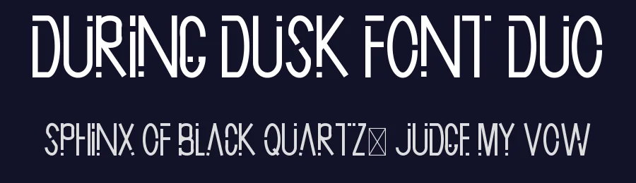 During Dusk Font Duo by edricstudio — Script Handwritten Font — thumbnail 2
