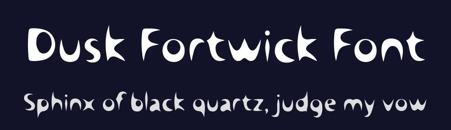 Dusk Fortwick Font by Letterhanna Studio — Display Font — thumbnail 2