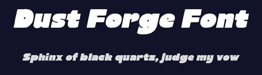 Dust Forge Font by Letterhend Studio — Display Font — thumbnail 2