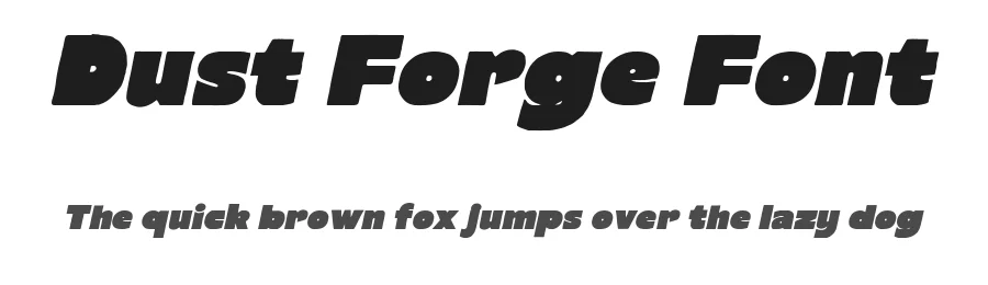 Dust Forge Font by Letterhend Studio — Display Font