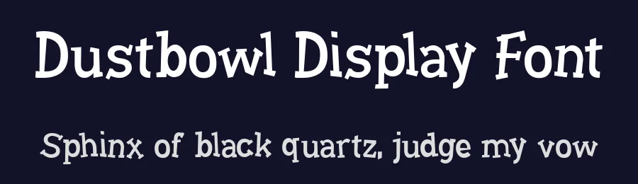 Dustbowl Display Font by Creatifontstudios — Display Font — thumbnail 2