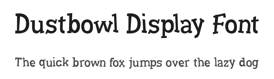 Dustbowl Display Font by Creatifontstudios — Display Font