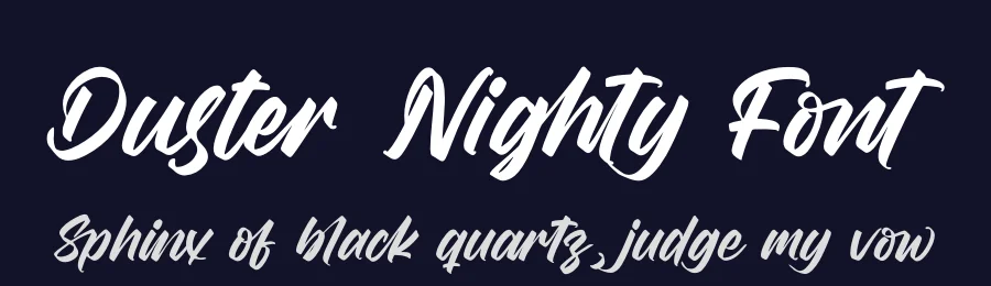 Duster Nighty Font by letterenastudios — Script Handwritten Font — thumbnail 2