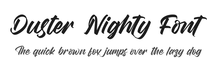 Duster Nighty Font by letterenastudios — Script Handwritten Font