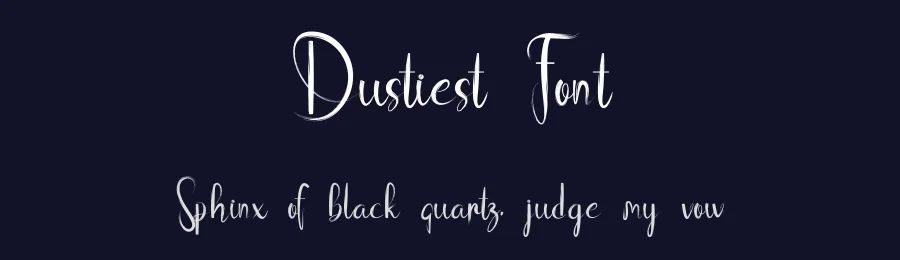 Dustiest Font by fahmistudio99 — Script Handwritten Font — thumbnail 2