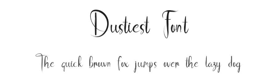 Dustiest Font by fahmistudio99 — Script Handwritten Font