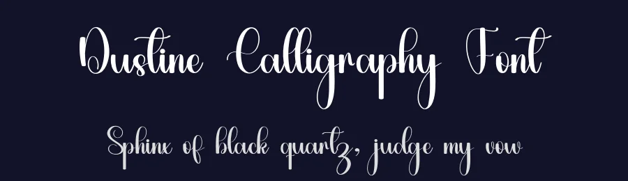 Dustine Calligraphy Font by inermediaSTUDIO — Script Handwritten Font — thumbnail 2