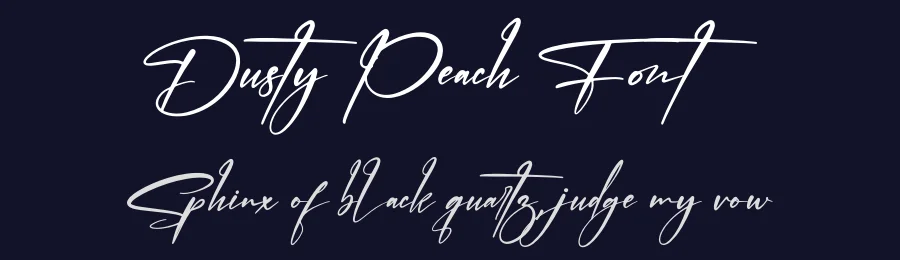 Dusty Peach Font by letternity — Script Handwritten Font — thumbnail 2