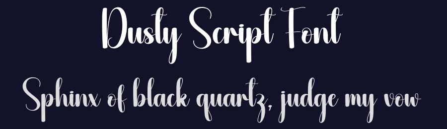 Dusty Script Font by andikastudio — Script Handwritten Font — thumbnail 2