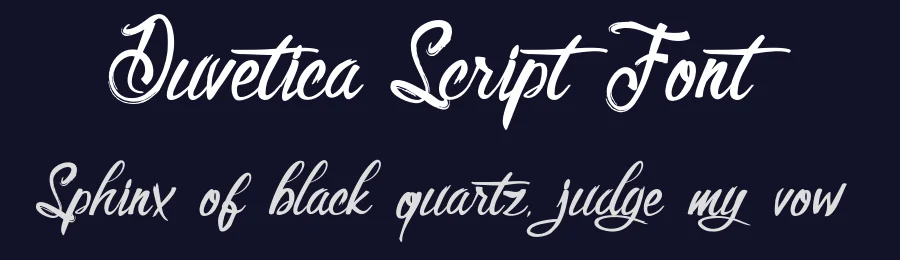 Duvetica Script Font by Polythene Designs — Script Handwritten Font — thumbnail 2