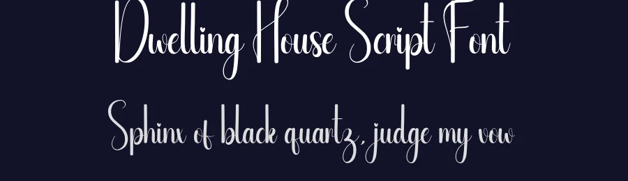 Dwelling House Script Font by creativeletter — Script Handwritten Font — thumbnail 2