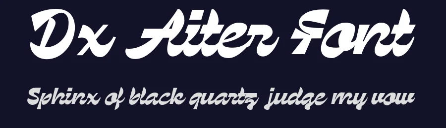 Dx Aiter Font by Dirtyline Studio — Script Handwritten Font — thumbnail 2