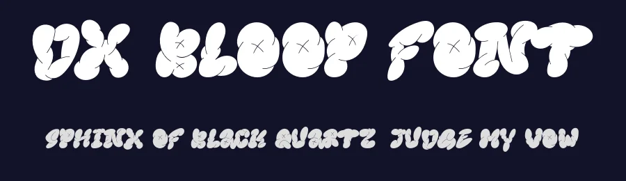 Dx Bloop Font by Dirtyline Studio — Display Font — thumbnail 2