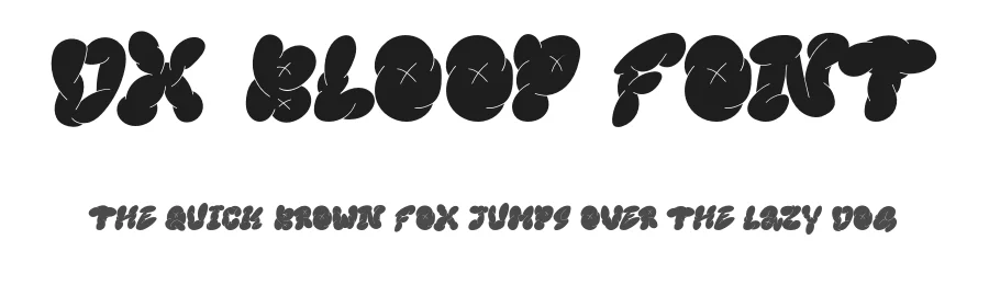 Dx Bloop Font by Dirtyline Studio — Display Font