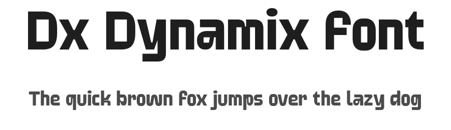 Dx Dynamix Font by Dirtyline Studio — Sans Serif Font