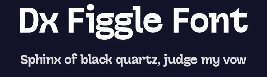 Dx Figgle Font by Dirtyline Studio — Sans Serif Font — thumbnail 2