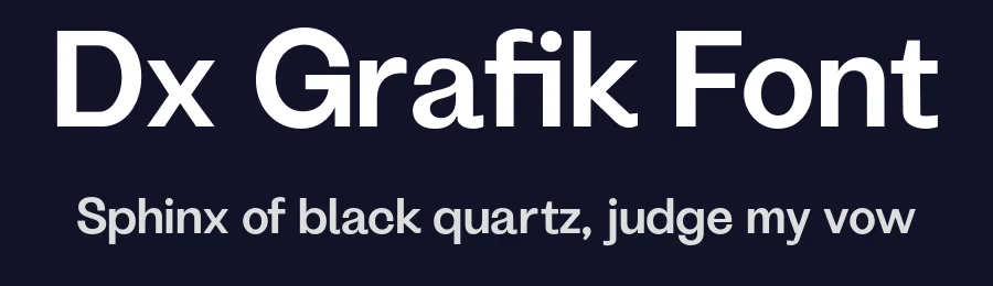 Dx Grafik Font by Dirtyline Studio — Sans Serif Font — thumbnail 2