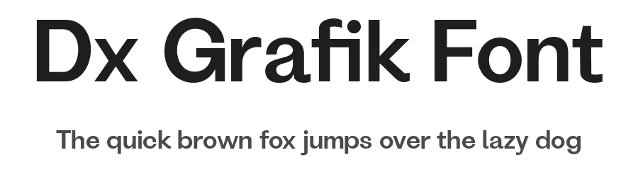 Dx Grafik Font by Dirtyline Studio — Sans Serif Font