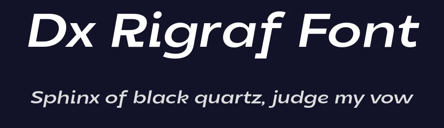 Dx Rigraf Font by Dirtyline Studio — Sans Serif Font — thumbnail 2