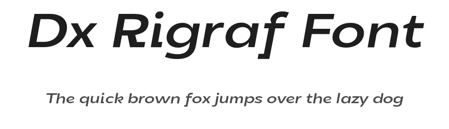 Dx Rigraf Font by Dirtyline Studio — Sans Serif Font
