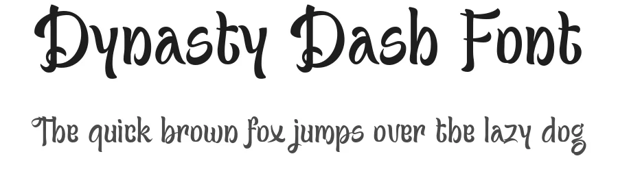 Dynasty Dash Font by Inviline.co β Script Handwritten Font