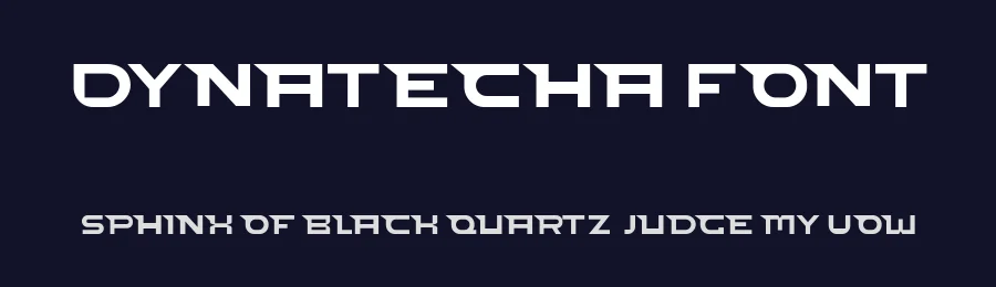 Dynatecha Font by ffeeaarr — Decorative Font — thumbnail 2