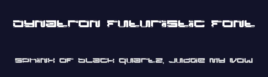 Dynatron Futuristic Font by PutraCetol Studio — Display Font — thumbnail 2
