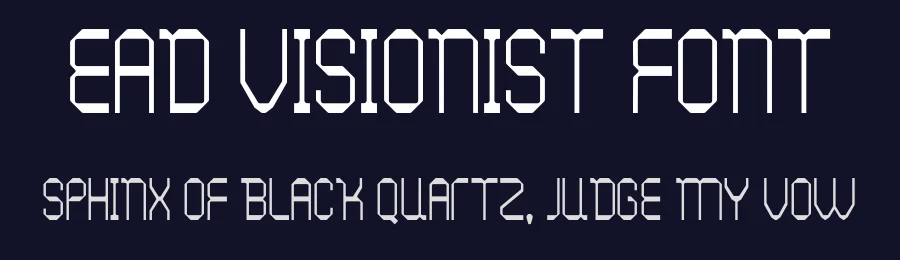 EAD Visionist Font by endeavourstudio — Display Font — thumbnail 2